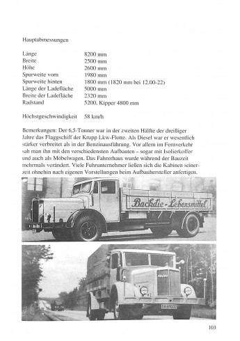 Alle Lastwagen von Krupp, alle Muldenkipper, alle Omnibusse Voorkant