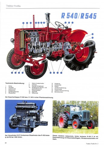 Traktor Profile nr 2 Hanomag 1950-1971