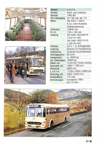 Mercedes-Benz Omnibusse - 1945-1982